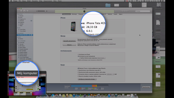 Kontrola ekranu innego Maka z OS X za pomocą programu Wiadomości i iMessage