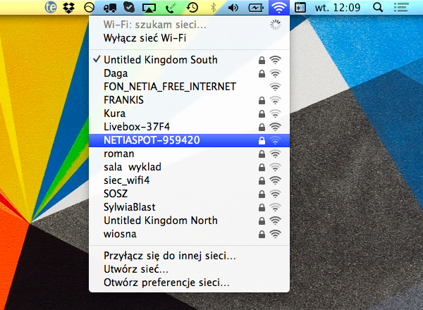 Sprawdzanie siły sygnału sieci WiFi w Apple OS X